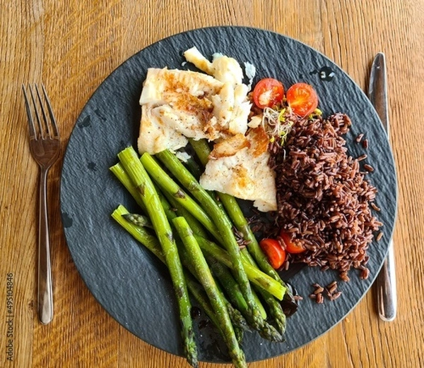 Obraz Fit obiad, samo zdrowie 