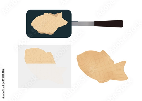 Fototapeta 鯛焼きセット（JPEG）