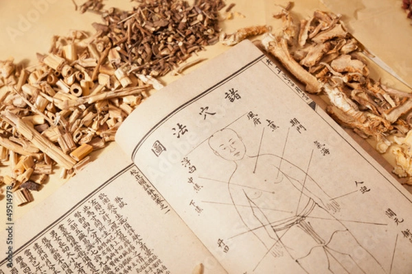 Fototapeta Chinese herbs