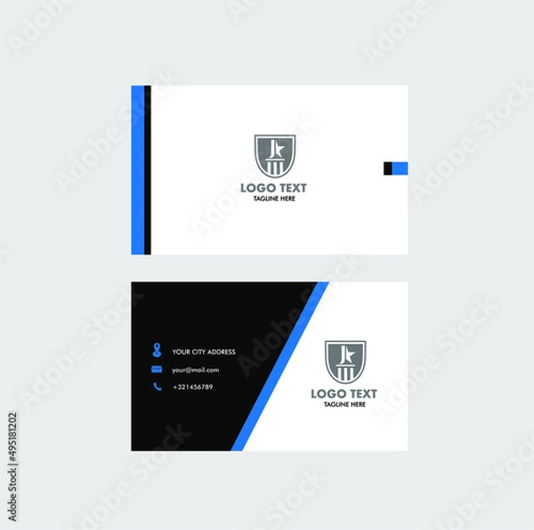 Obraz business card template