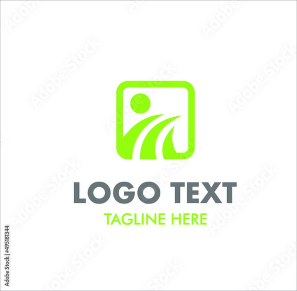 Obraz green company logo