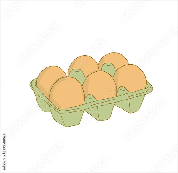 Obraz eggs in basket