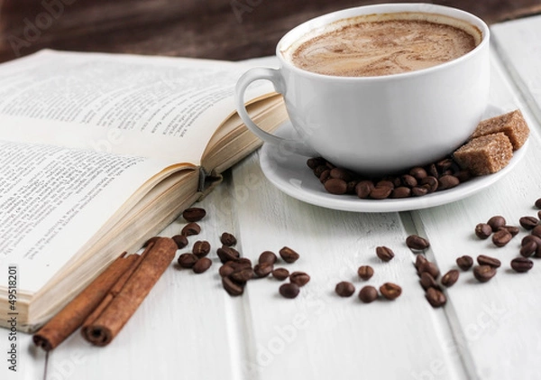 Obraz Кофе и книга
