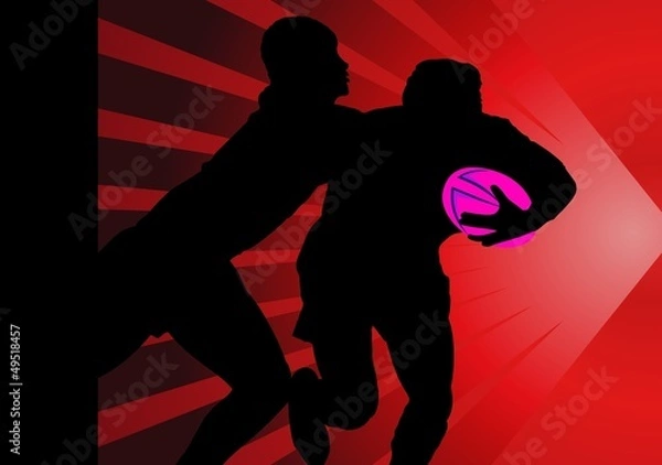 Obraz rugby, azione di gioco