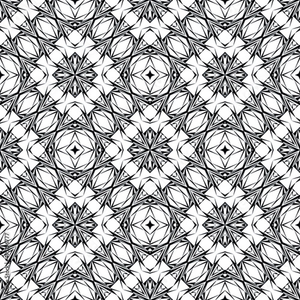 Obraz Geometric seamless pattern, ornament, vector decorative texture.