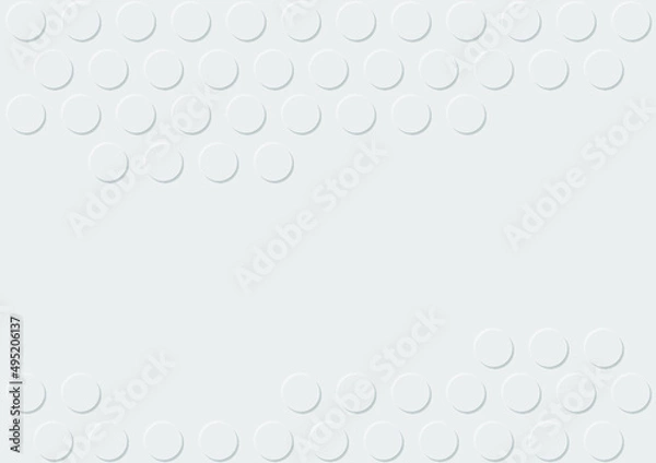 Obraz White background 3D. Abstract white background.