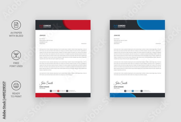 Fototapeta Letterhead