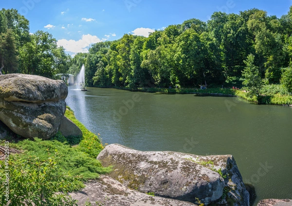 Fototapeta Lake in the park