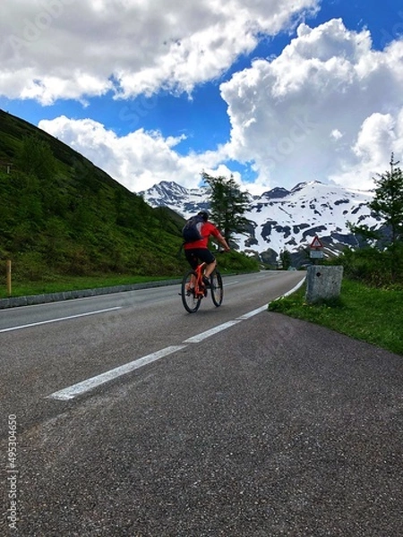 Obraz mountain bike rider