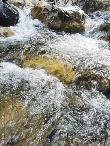 Obraz waterfall in the mountains