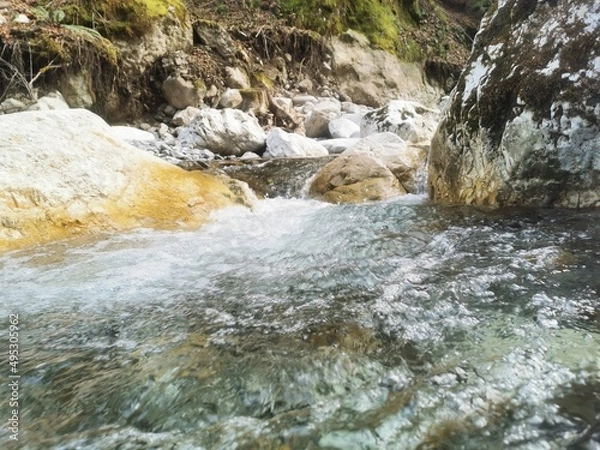 Obraz waterfall in the mountains