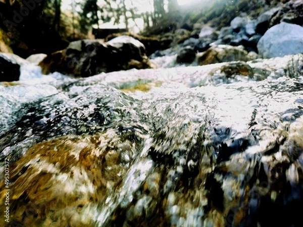 Obraz waterfall in the mountains
