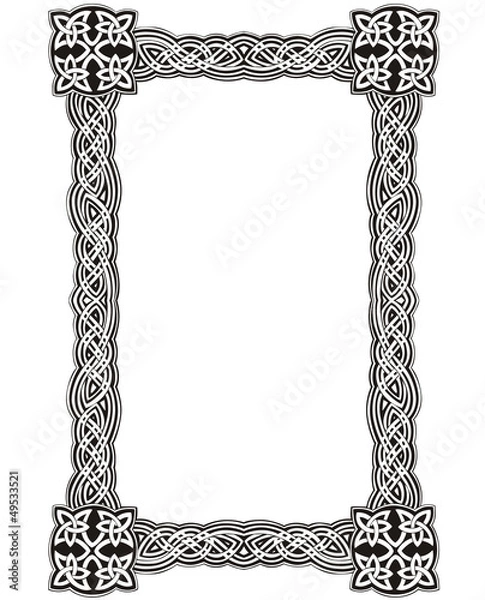 Obraz Celtic decorative knot frame