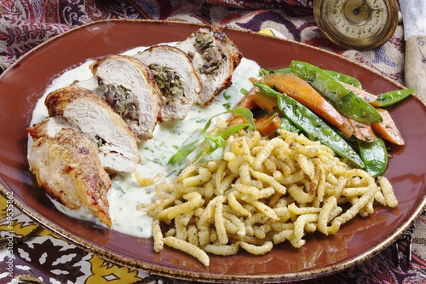 Obraz Gefüllte Hühnerbrust