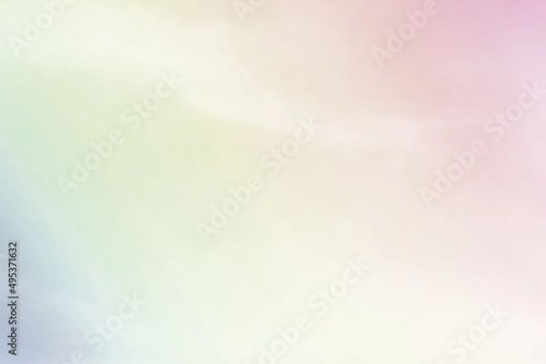 Fototapeta Sky and clouds in pastel tones