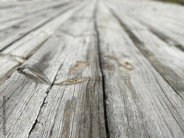 Fototapeta Aged wood board texture. Photophone for photography and design