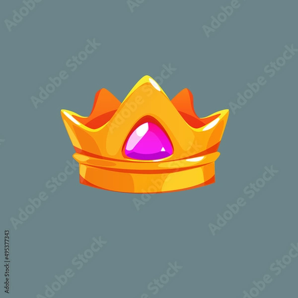 Obraz bright beautiful game illustrations in casual style 2d