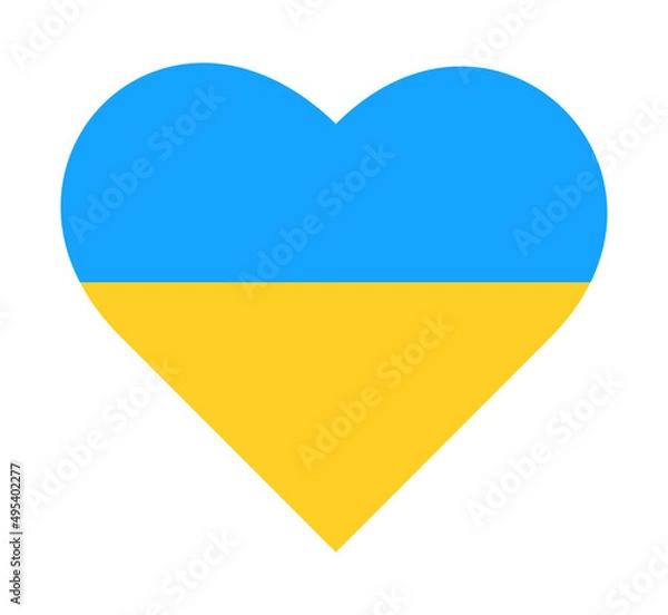 Obraz Heart shape with Ukranian