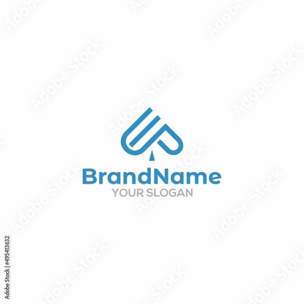 Fototapeta WP Spade Logo Design Vector