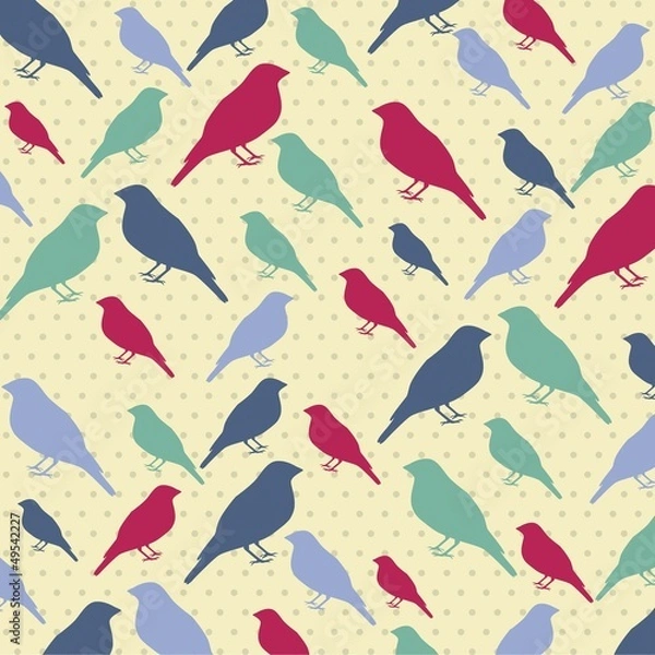 Fototapeta birds vector