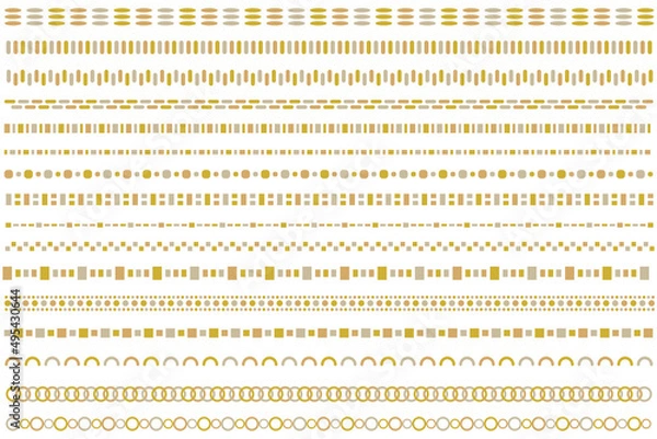 Obraz 枠 線 装飾 ライン 北欧風 フレーム 素材 AI eps ベクター