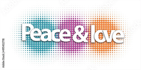 Obraz peace & love