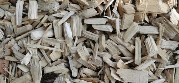 Fototapeta wood chips
