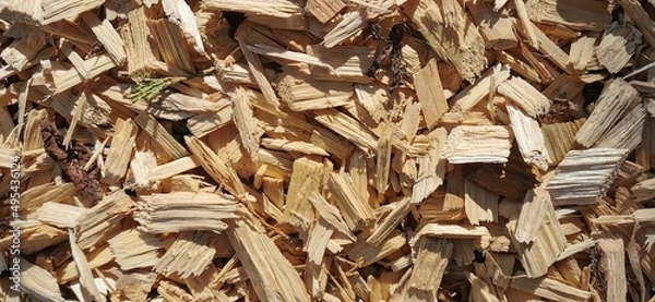 Obraz wood chips