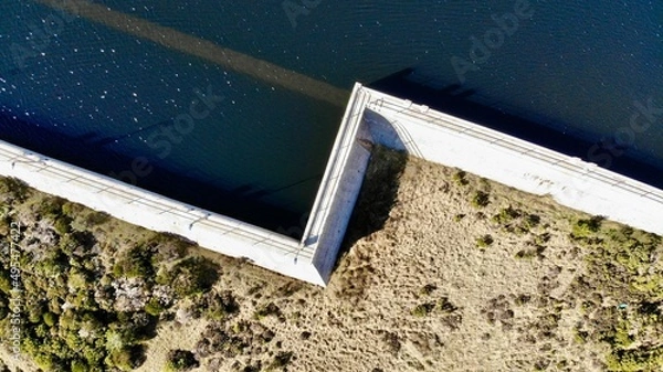 Fototapeta Dam in the mountains