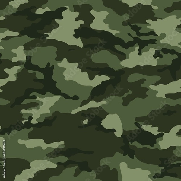 Fototapeta 
Urban camouflage background, vector seamless army texture, modern textile illustration.