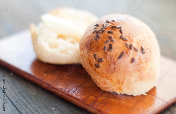 Obraz Baking bun for breakfast