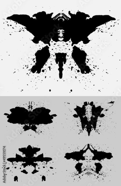 Fototapeta Rorschach Set