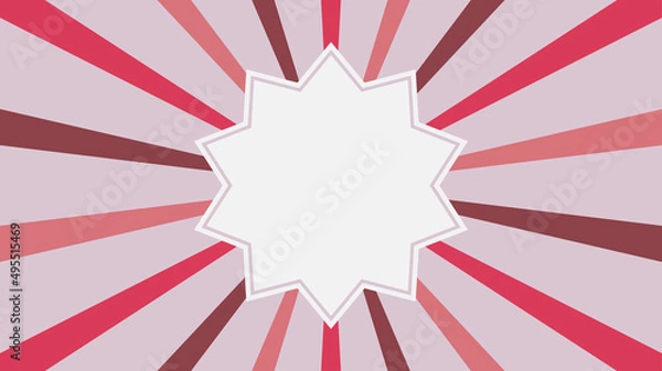 Fototapeta Abstract starburst background. Space for text. Vector illustration.