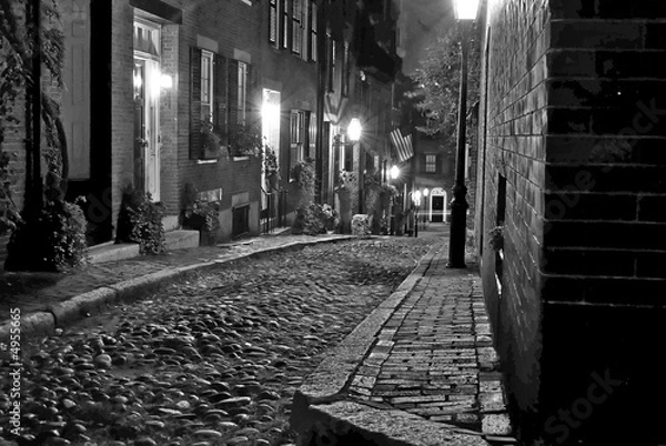 Obraz old boston street