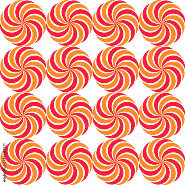 Obraz seamless pattern with spirals