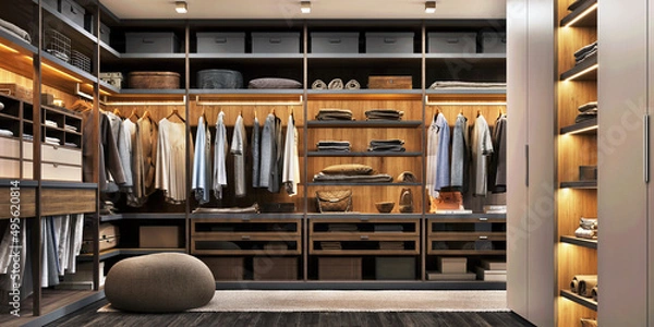 Obraz Modern luxury dressing room