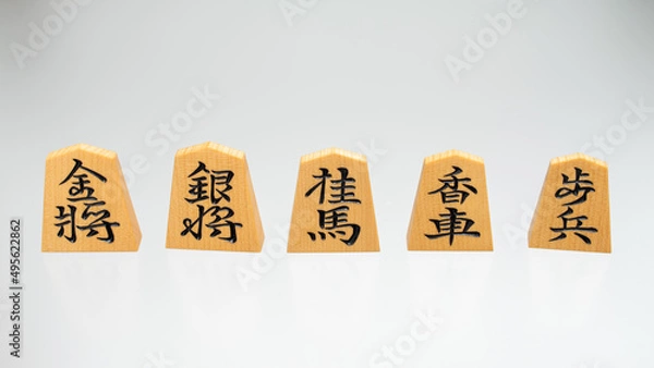 Obraz 将棋駒（金銀桂香歩）