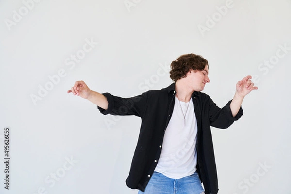 Obraz dancing man feeling music