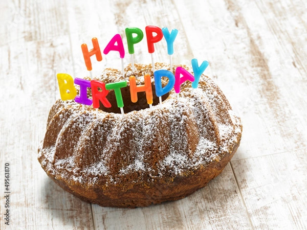 Obraz Geburtstagskuchen