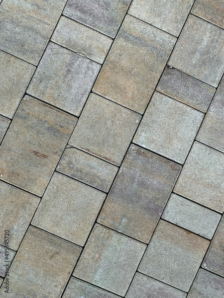 Obraz Gray stone tile close-up diagonally