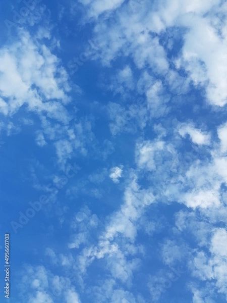 Fototapeta Clouds in a blue sky