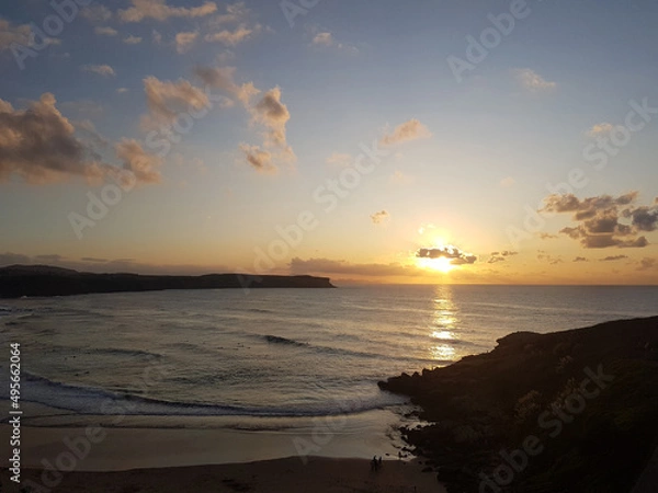 Fototapeta Sunset at the beach