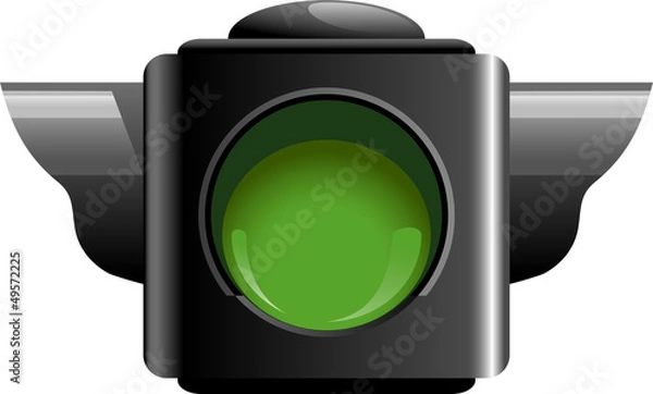 Obraz Green traffic light