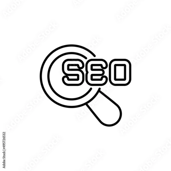 Obraz SEO icon in vector. logotype