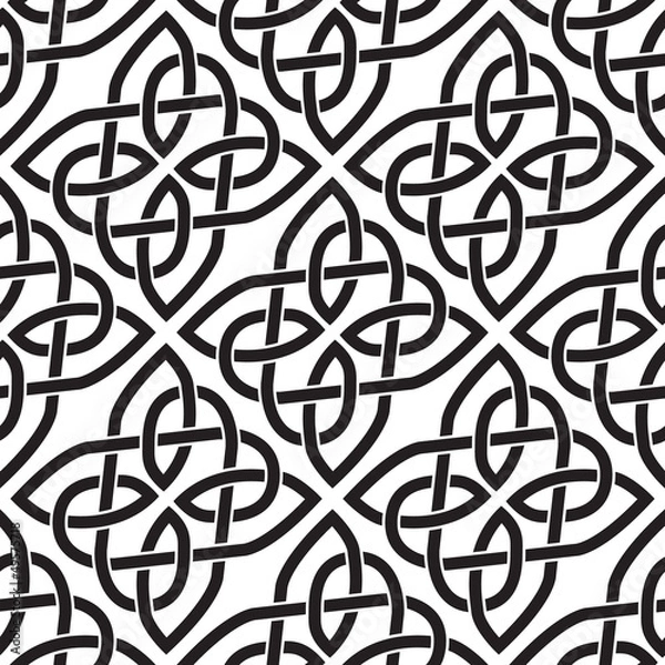 Fototapeta Background seamless celtic pattern