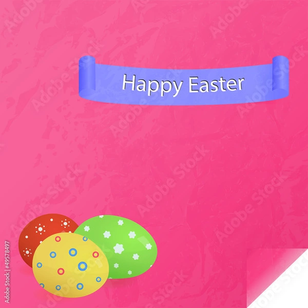 Obraz Happy easter eggs