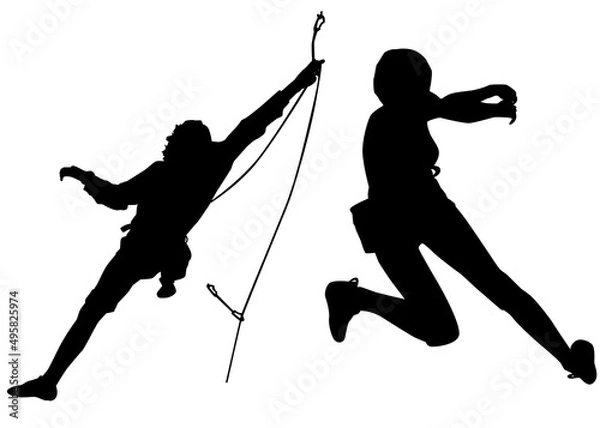 Obraz Climb in black