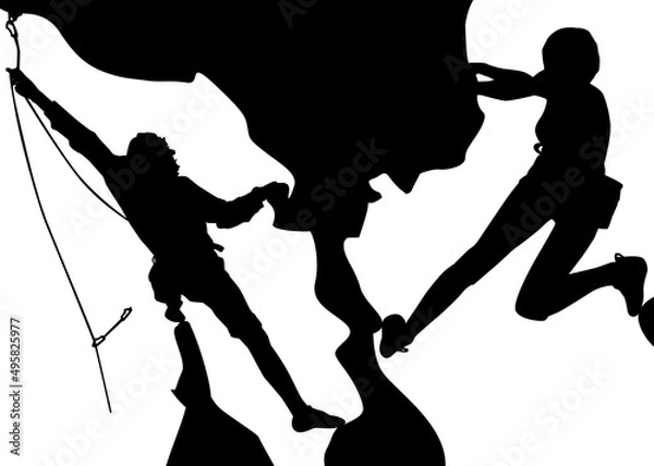 Obraz Climb in black