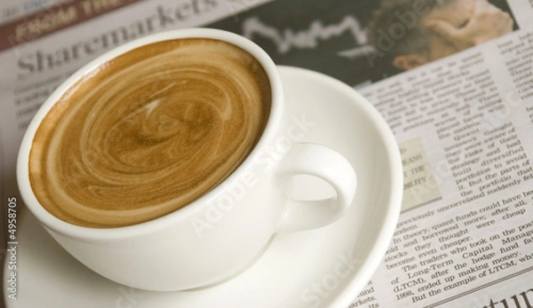 Obraz Coffee and news