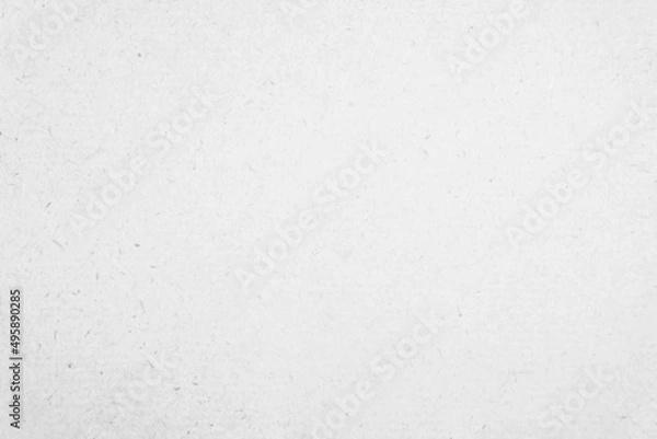 Fototapeta White recycled craft paper texture as background. Grey paper texture cardboard. 
